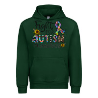 Forest Green fight for autism awareness Urban Hoodie - CowhideDigitalArt