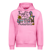 Fuchsia Pink fight for autism awareness Urban Hoodie - CowhideDigitalArt