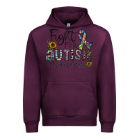 Mauve Wine fight for autism awareness Urban Hoodie - CowhideDigitalArt