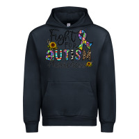 Navy fight for autism awareness Urban Hoodie - CowhideDigitalArt