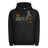 Pigment Black fight for autism awareness Urban Hoodie - CowhideDigitalArt