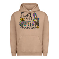 Pigment Burro fight for autism awareness Urban Hoodie - CowhideDigitalArt