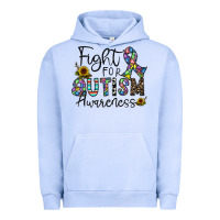 Pigment Grape Ice fight for autism awareness Urban Hoodie - CowhideDigitalArt