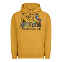 Pigment Peanut Butter fight for autism awareness Urban Hoodie - CowhideDigitalArt