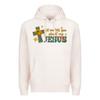 Pale Pink let me tell you about my jesus Premium Hoodie - HRA Design Shop
