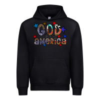 Black god bless america Urban Hoodie - CowhideDigitalArt