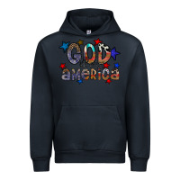 Navy god bless america Urban Hoodie - CowhideDigitalArt