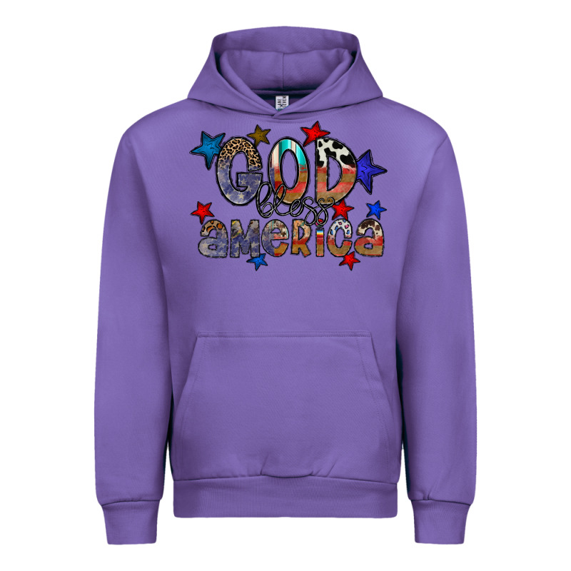 God Bless America Urban Hoodie by CowhideDigitalArt | Teevron