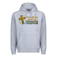 Heather Grey let me tell you about my jesus Premium Hoodie - HRA Design Shop