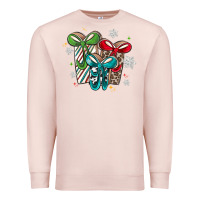 Pale Pink christmas gifts Premium Sweatshirt - MaliasSmallBusiness