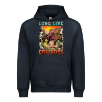 Navy long live cowboys Urban Hoodie - FaDigitalArtStudio
