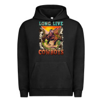 Pigment Black long live cowboys Urban Hoodie - FaDigitalArtStudio