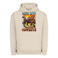 Pigment French Oak long live cowboys Urban Hoodie - FaDigitalArtStudio