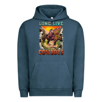Pigment Midnight Navy long live cowboys Urban Hoodie - FaDigitalArtStudio