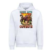 White long live cowboys Urban Hoodie - FaDigitalArtStudio
