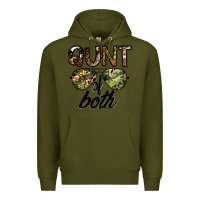 Army Green aunt of both Premium Hoodie - CowhideDigitalArt