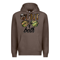 Coffee aunt of both Premium Hoodie - CowhideDigitalArt