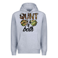 Heather Grey aunt of both Premium Hoodie - CowhideDigitalArt
