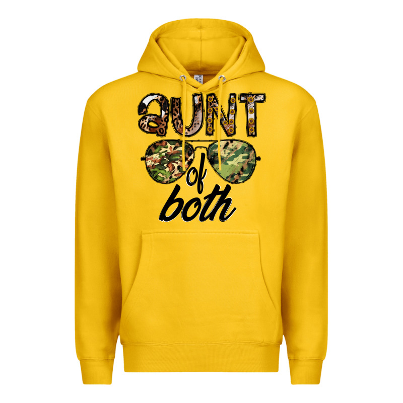 Aunt Of Both Premium Hoodie by CowhideDigitalArt | Teevron