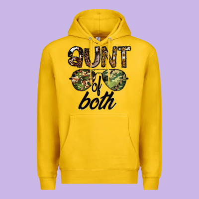 Aunt Of Both Premium Hoodie Designed By Cowhidedigitalart