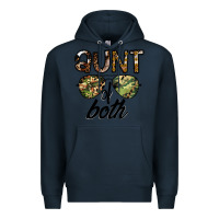 Navy aunt of both Premium Hoodie - CowhideDigitalArt