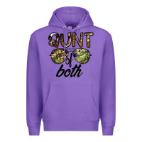 Purple aunt of both Premium Hoodie - CowhideDigitalArt