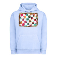 Pigment Grape Ice race background with leopard frame Urban Hoodie - HRA Design Shop