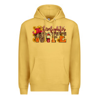 Antique Gold firefighter wife with hat sunflowers Premium Hoodie - HRA Design Shop
