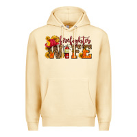 Pina Colada firefighter wife with hat sunflowers Premium Hoodie - HRA Design Shop