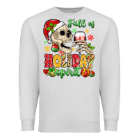 Dove Grey full of holiday spirit Premium Sweatshirt - MaliasSmallBusiness