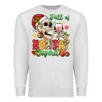 Oatmeal Heather full of holiday spirit Premium Sweatshirt - MaliasSmallBusiness