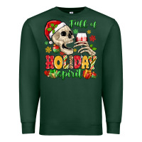 Sports Green full of holiday spirit Premium Sweatshirt - MaliasSmallBusiness