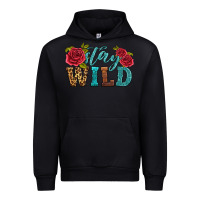 Black stay wild Urban Hoodie - HRA Design Shop