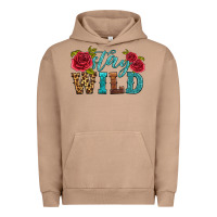 Pigment Burro stay wild Urban Hoodie - HRA Design Shop
