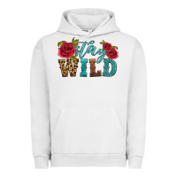 Pigment Lunar Rock stay wild Urban Hoodie - HRA Design Shop