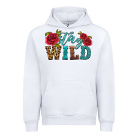 White stay wild Urban Hoodie - HRA Design Shop