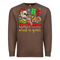 Chestnut ho ho holy shit what a year Premium Sweatshirt - MaliasSmallBusiness
