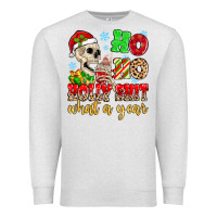 Oatmeal Heather ho ho holy shit what a year Premium Sweatshirt - MaliasSmallBusiness
