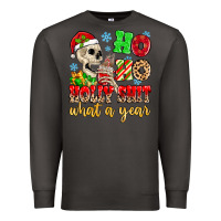 Smoke ho ho holy shit what a year Premium Sweatshirt - MaliasSmallBusiness