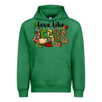 Emerald Christmas love like jesus Urban Hoodie - FaDigitalArtStudio