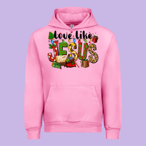 Christmas Love Like Jesus Urban Hoodie Designed By Fadigitalartstudio