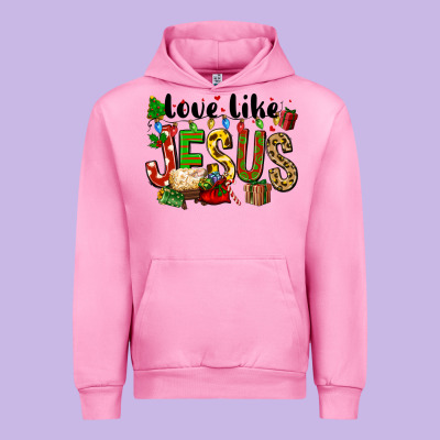Christmas Love Like Jesus Urban Hoodie Designed By Fadigitalartstudio