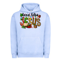 Pigment Grape Ice Christmas love like jesus Urban Hoodie - FaDigitalArtStudio