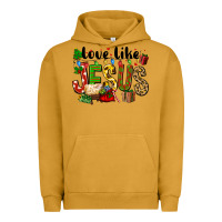Pigment Peanut Butter Christmas love like jesus Urban Hoodie - FaDigitalArtStudio