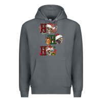 Rock ho ho ho skull Premium Hoodie - FaDigitalArtStudio