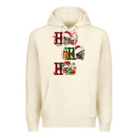 Sandshell ho ho ho skull Premium Hoodie - FaDigitalArtStudio