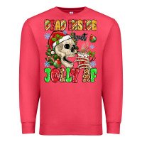 Cardinal dead inside but jolly af Premium Sweatshirt - MaliasSmallBusiness