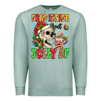 Seafoam dead inside but jolly af Premium Sweatshirt - MaliasSmallBusiness