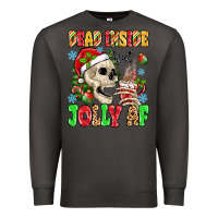 Smoke dead inside but jolly af Premium Sweatshirt - MaliasSmallBusiness