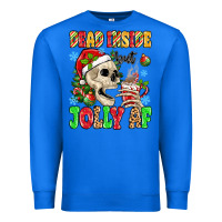 True Royal dead inside but jolly af Premium Sweatshirt - MaliasSmallBusiness